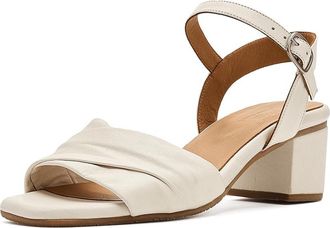 Miz Mooz Bekah Heeled Sandals Womens Sandals Cream : EU 42 (US Womens 10.5-11) B - Medium, Synthetic