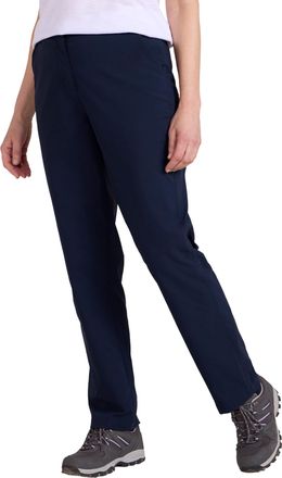 Mountain Warehouse Delta Stretch Womens Trousers - Lightweight, Quick Drying & Stretchy Pants with Elastic Waistband - Spring Walking, Hiking, Outdoors & Trekking Navy W