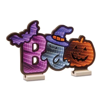 Melrose International Halloween Boo Ekkolight 17L - Purple, Orange, Black