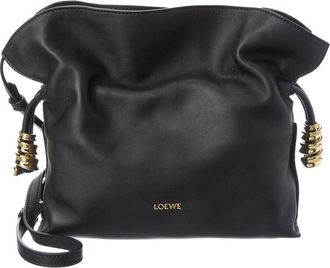 Loewe Coil Flamenco Mini Leather Clutch