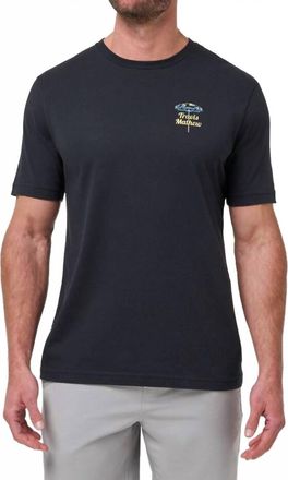 Travis Mathew Vacation Home Short Sleeve Tee In Black
