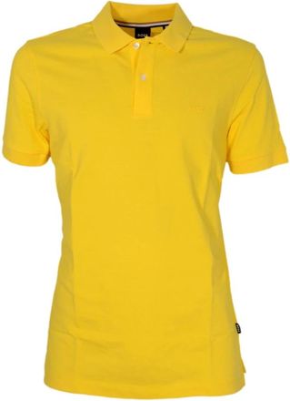 HUGO BOSS Pallas Polo - Heren - Polos - Geel - 6XL - Katoen - Tops