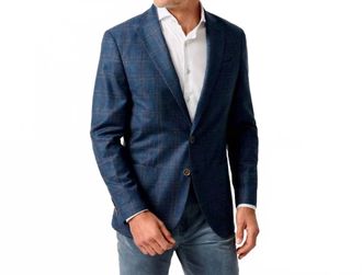 Johnnie-O Schroder Sport Coat In Laguna Blue