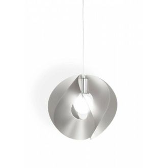 Linea Zero Atom L&aacute;mpara Colgante Plata Di&aacute;metro 54x H50 Cm