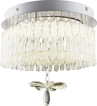 Globo Lighting Plaf&oacute;n - Mathilda - Cromo - Metal - &Oslash; 28cm - Led - - Globo