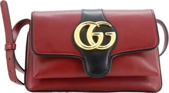Gucci Arli kleine leren schoudertas - Rood