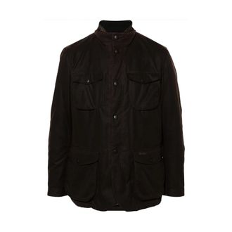 Barbour Heren, Jassen, Bruin, Maat: S Katoen