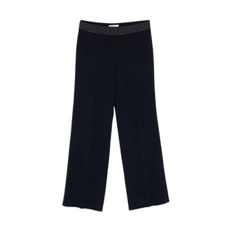 Marina Rinaldi Wide Trousers, female, Blue, Size: 3XL Wide Trousers