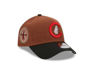 New Era Chicago Cubs MLB Harvest 1908 World Series Brown Black 9Forty A-Frame Snapback Cap - One-Size