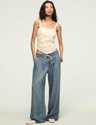Lucky Brand Womens Pull On Palazzo