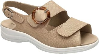 Solidus Schoenen, Dames, Beige, 38 EU, Wol, Moni 32 Sandaal
