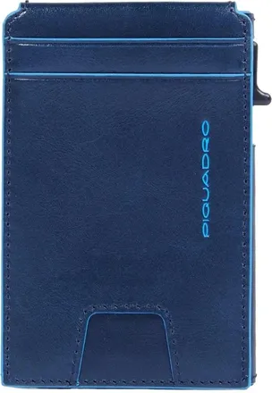 Piquadro Wallets & Cardholders, male, Blue, Size: ONE SIZE Pop-up Card Holder
