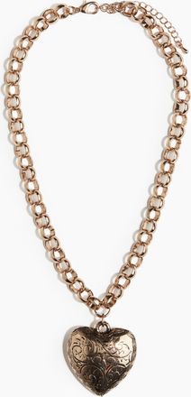 H&M Halskette mit Herz - Braun