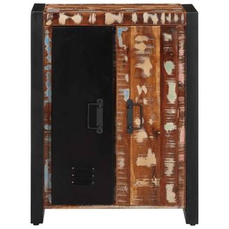 Berkfield Home Sideboard Multicolour 55x35x70 cm Solid Wood Reclaimed | Size: 55 x 35 x 70 cm