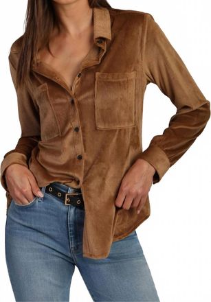 Dylan Womens Maeve Shirt In Brown