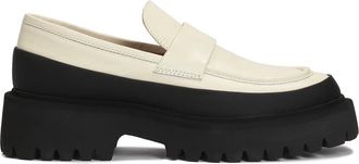 Kazar Beige leren schoenen - Dames - Loafers - Beige - 39 EU - Leer - Schoenen