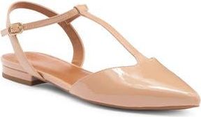 Nordstrom Rack Beverly Pointed Toe Flat in Tan Light at Nordstrom Rack, Size 7.5