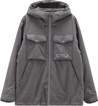 F.lli Campagnolo Jacket Fix Hood with Chest Pockets Regenjacke f&uuml;r Herren | grau