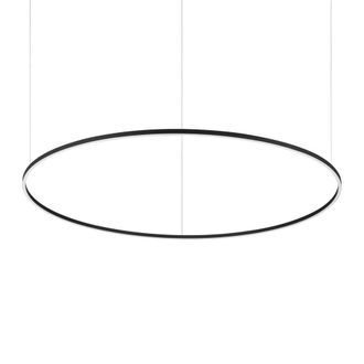 Netlighting Oracle Slim 150cm DALI Dimmable 4000K Round Pendant Black