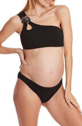 Cache Coeur Bayside Maternity bikini in Black at Nordstrom, Size X-Small