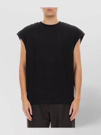 Dries Van Noten sleeveless cotton crew neck t-shirt