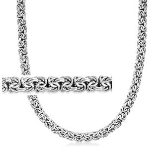 Ross-Simons Sterling Silver Classic Byzantine Necklace