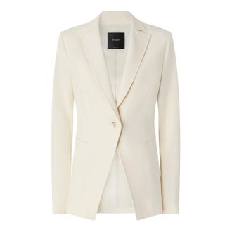 Pinko Pinko, Jassen, Dames, Beige, S, Leer, Granaglie Jacket