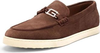Guess Schoenen, Heren, Bruin, 44 EU, Leer, Heaws Loafers