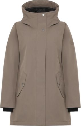 Didriksons 1913 Alana Parka - Dames - Parka Jassen - Bruin - 2XL - Leer - Jassen