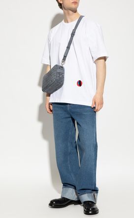 Bottega Veneta Jeans With Rolled-up Cuffs, Mens, Blue