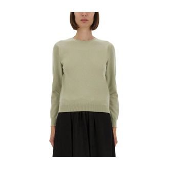 Maison Margiela Round-neck Knitwear - female - Maison Margiela - Round-neck Knitwear - Green - M - Knitwear