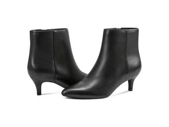 Easy Spirit Laina Womens Boots Black Leather : 8.5 M (B)