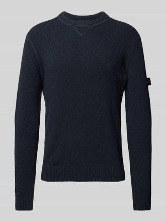 Peuterey Sweatshirt mit Label-Badge Modell KLUNKER in Marine, Größe XXL