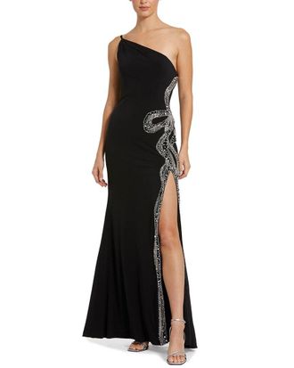 Mac Duggal One Shoulder Jersey Gown
