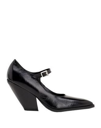 8 by YOOX LEATHER WESTERN MARY JANE PUMPS