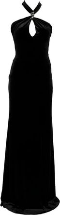 Nissa Open-Back Velvet Maxi Dress