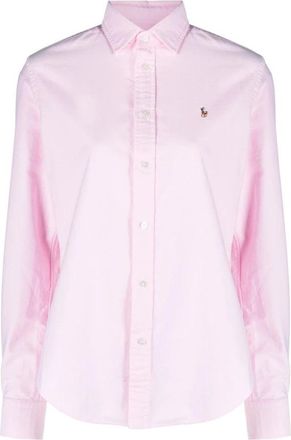 Polo Ralph Lauren Overhemden, Dames, Roze, 3Xs, Roze Overhemd Collectie