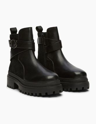 Osprey Womens Osprey London The Boston Leather Womens Black Boots - Size: 7