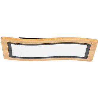 Lucande LED Ceiling Lightdimmable Joren made of Wood for Living Room & Dining Room