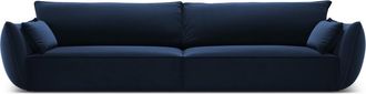 BLOOMINGLOFT 4-Sitzer Designsofa Vanda - Samtbezug