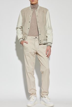 Eleventy Creased Trousers, Mens, Beige