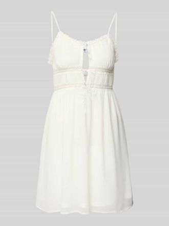 Noisy May Minikleid mit Spitze und Spaghettitr&auml;gern Modell FAIRY in Weiss, Gr&ouml;&szlig;e XL