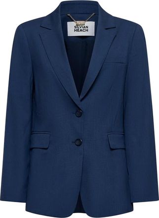 Silvian Heach Klassieke blazer - Dames - Blazers - Blauw - 2XS - Polyester - Jassen