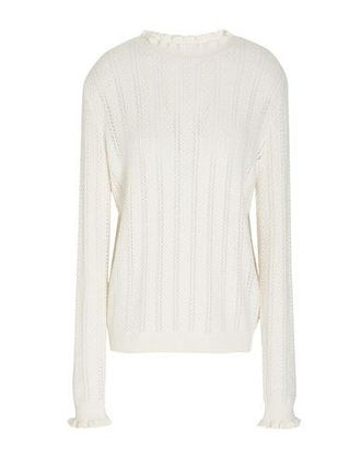 8 by YOOX COTTON BLEND POINTELLE JUMPER