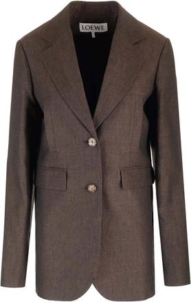 Loewe Mujer, Chaquetas, Marr&oacute;n, Talla: S