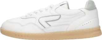HUB Vancouver Sneakers - Heren - Sneakers - Wit - 44 EU - Katoen - Schoenen