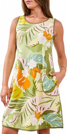 Tribal Reversible A-Line Dress In Rainforest