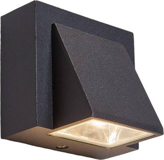 Lucande Lucande - L&aacute;mpara De Pared Led Exterior marik En Negro Aluminio