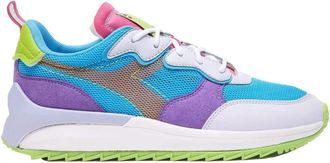 Diadora Blauwe Mesh Sneakers Jolly Moderne Stijl - Dames - Sneakers - Veelkleurig - 38 1/2 EU - Schoenen