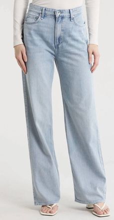 Rag & Bone Lori High Rise Wide Leg Pants In Blue